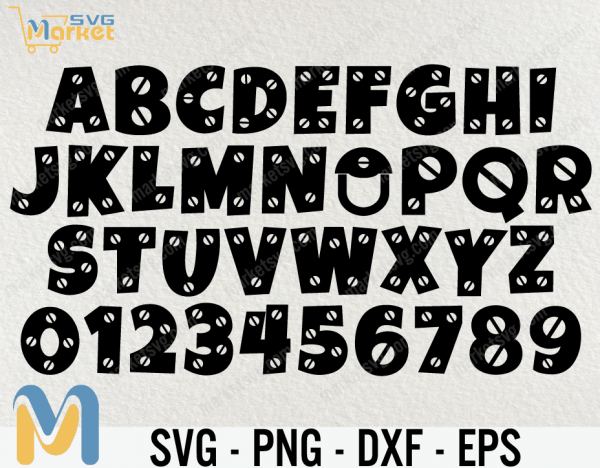Construction Font SVG, Kids Alphabet Svg, Alphabet Svg, SVG, Cricut, Svg File, Font SVG