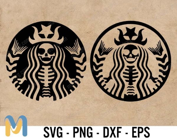 Spooky Starbucks Skeleton Witch Bundle SVG, Starbucks Witch Halloween svg, Basic Witch svg for cricut, Cut Files for Cricut & Silhouette