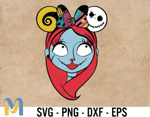Sally Svg, Halloween Svg, Nightmare Before Christmas Sally Svg, Sally love Sublimation file Halloween shirt Clipart Svg, Png, Dxf