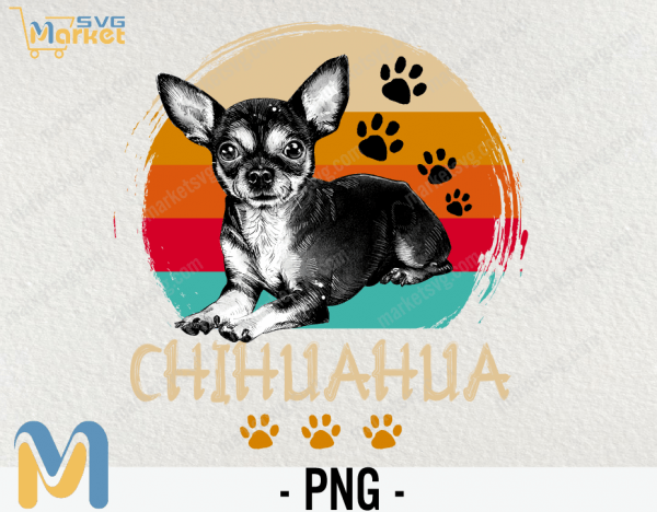 Chihuahua PNG, Chihuahua Dad Ever Vintage PNG, Chihuahua Lover, Chihuahua Owner, Dog Dad, Fist Bumps, Dog Fathers Day Gift, Sublimation, Digital File