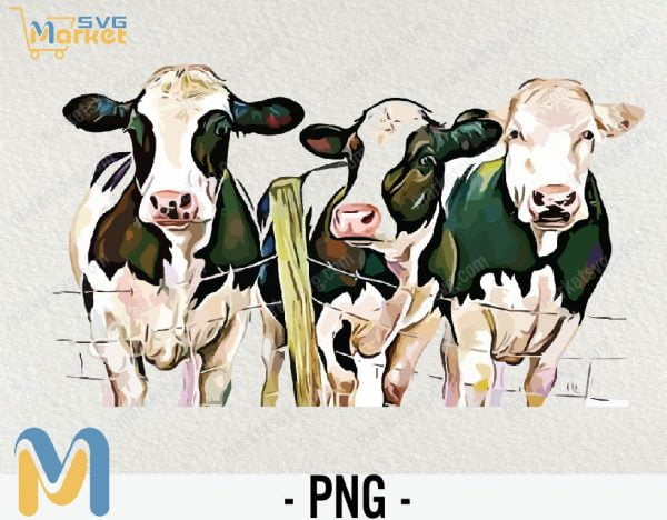 Cows PNG, Sublimation Graphics, Clipart, Cows Sublimation, Sublimation PNG