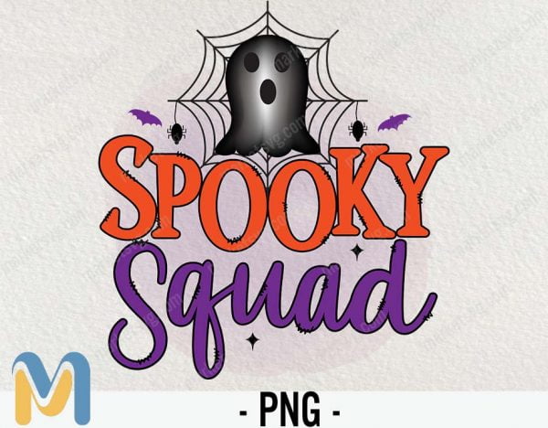 Spooky Squad PNG, Kids Halloween PNG, Halloween Squad, Boy Girl Halloween Costume, Trick or Treat PNG, Funny Shirt