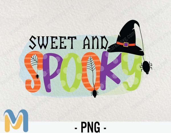 Sweet And Spooky PNG, Halloween Designs, kid halloween PNG, girl halloween PNG, halloween witch png, spooky vibe png