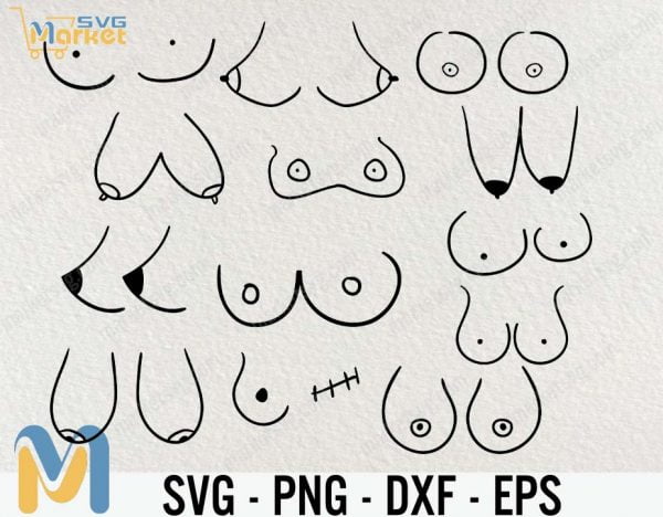 Boobs SVG bundle, Girl Power svg, Feminism svg, Feminist svg, Self Love, Boobs, Breasts svg, Breast Cancer Survivor svg