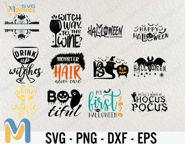 Halloween  Autumn, Fall Bundle, Halloween Svg Bundle, Halloween Vector, Sarcastic Svg, Dxf Eps Png, Silhouette, Cricut, Cameo, Digital, Funny Mom Svg, Witch Svg, Ghost Svg