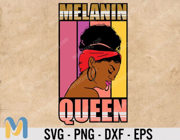 Melanin Queen Svg, African Woman Svg, Queen SVG, Queen Drippin' Svg, Dope Svg, Woman Svg, Afro Svg, Black Queen Svg, Black Woman Svg, Png
