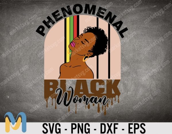 Phenomenal Black Woman SVG, Phenomenal Black SVG, Black Queen SVG, Afro Girl PraySVG, Melanin Queen, Black Girl Magic, African American Pride, Digital Download