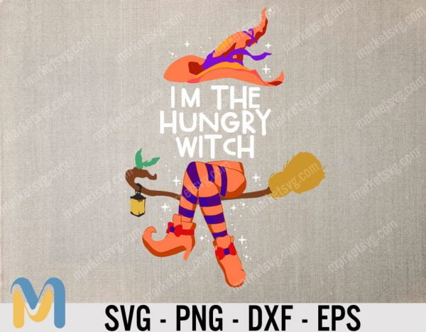 Im the Hungry Witch, Witch Svg, Witches Svg Bundle, Halloween Witch Svg, halloween svg, Witch clipart, halloween party svg, Witch cricut