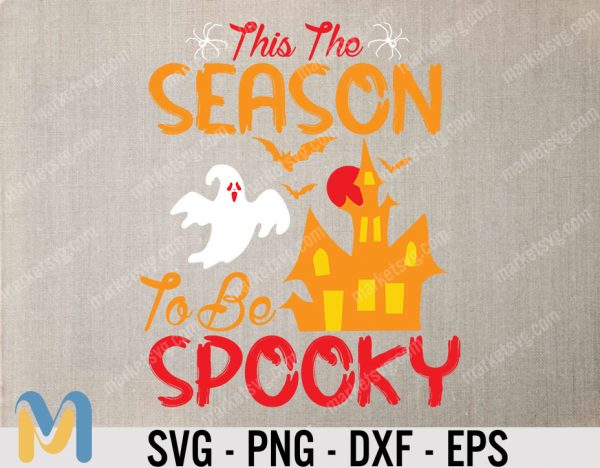 Spooky SVG Bundle, Thick Thighs and Spooky Vibes svg Halloween shirt svg, Spooky shirt svg, trick or treat png, dxf, svg files for cricut
