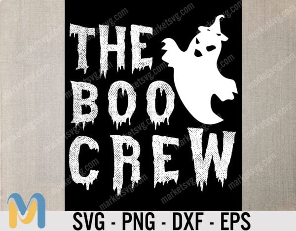 The Boo crew svg, Ghost svg, halloween shirt svg, halloween svg cut files, fall svg, halloween mug, halloween tumbler, svg files for cricut