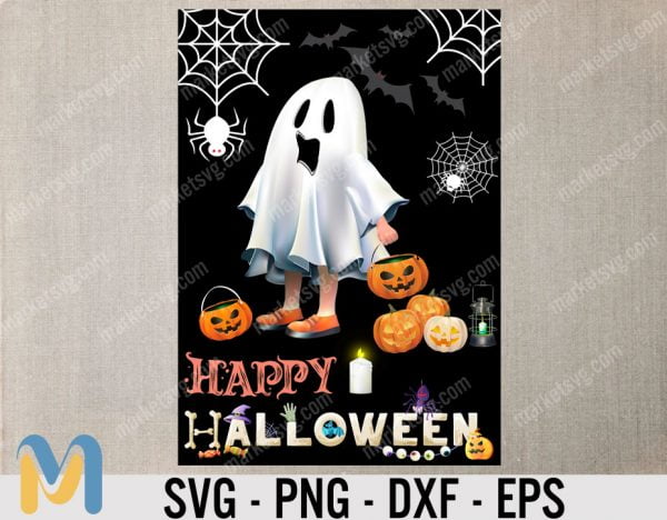 Happy Halloween SVG, Halloween Clipart Svg, Halloween Svg, Halloween Shirt, Halloween Print, Cricut, Silhouette Cut Files