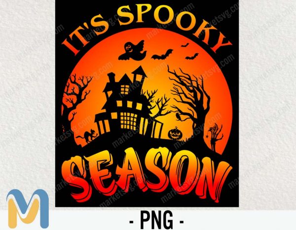 It's Spooky Season PNG, Sublimation printing, DTG printing, Sublimation design download, Halloween PNG, Spooky png
