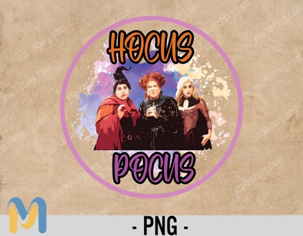 Halloween Sublimation, Sanderson Sisters Hocus Pocus Sublimation Design, Halloween PNG, Digital Download, Halloween Sublimation, Witches