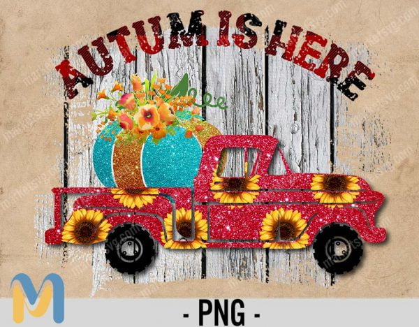Glitter Fall Truck PNG, Autum Pumpkin, Autumn Fall Pumpkin Truck PNG, Pumpkin Clipart, Sublimation Design, Pumpkin Design,Instant Digital Download