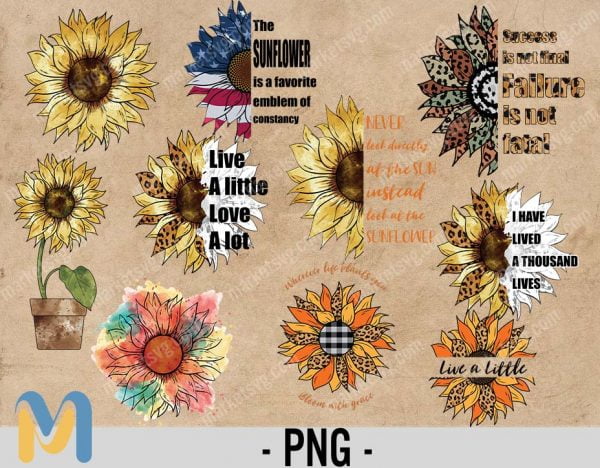 Sunflower Design Bundle Png,Serape Sunflower Design,Cowhide Sunflower Design,Tie dye Sunflower Design,Leopar Gliter Sunflower,Sublimation