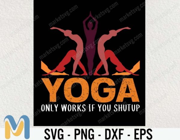 Yoga SVG, Mediation svg, Practice svg, Yoga pose svg, Fitness svg, Exercise svg, clipart, silhouette, cut file