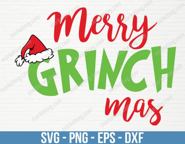 Christmas SVG, Merry Christmas SVG, Christmas Villain Svg, Christmas Clip Art, Christmas Cut Files, Cricut, Silhouette Cut File, C189