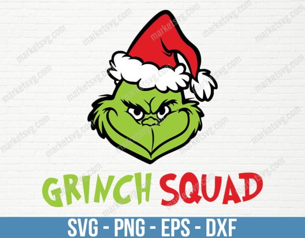 Christmas Squad Svg, Christmas Svg, Christmas Villain Svg, Christmas Clip Art, Merry Christmas Svg, Cricut, Silhouette Cut File, C193
