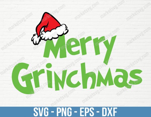 Christmas SVG, Merry Christmas SVG, Christmas Villain Svg, Christmas Clip Art, Christmas Cut Files, Cricut, Silhouette Cut File, C200