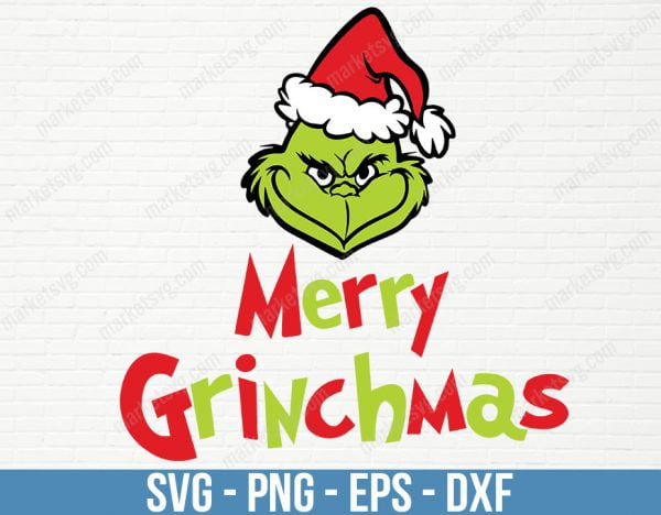 Christmas SVG, Merry Christmas SVG, Christmas Villain Svg, Christmas Clip Art, Christmas Cut Files, Cricut, Silhouette, C45