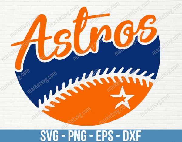 Houston Astros Svg, Houston Baseball Svg, Astros Svg, Houston Astros Mlb Svg, FR83