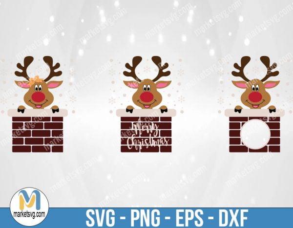 Little Deer, Reindeer Christmas, Bundle svg, Bundle Clipart, Design Bundle, Bundle File, B185