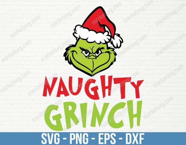 Naughty Grinch svg, Grinch svg, Merry Christmas SVG, Fudge Svg, Christmas Clip Art, Christmas Cut Files, Cricut, C245