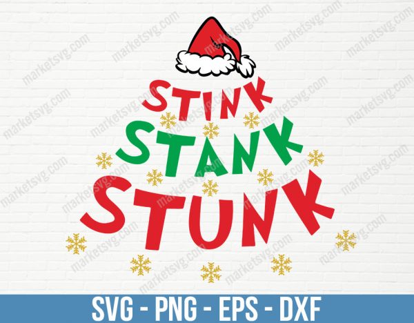 Stink stank stunk svg, Christmas SVG, Merry Christmas SVG, Christmas Villain Svg, Christmas Clip Art, Christmas C247