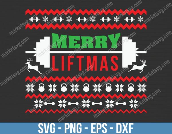 Merry Liftmas Christmas Funny Workout, Christmas svg, Merry Christmas svg, Santa svg, Grinch svg, Christmas shirt Svg, C613