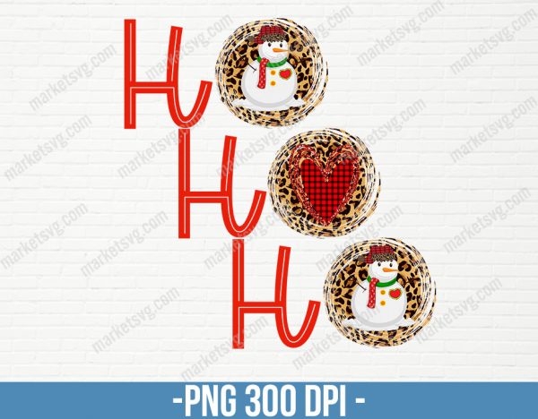 Merry Christmas Ho Ho Ho, Leopard Christmas, Christmas Tree Png, Gemstone Turquoise, Merry Christmas, Sublimation Design, CP18