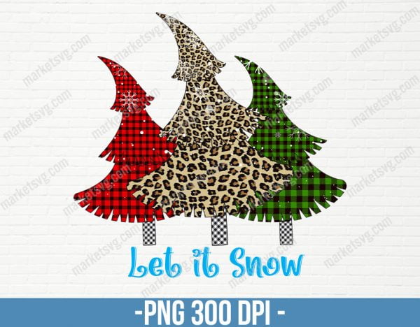 Christmas Tree PNG, Christmas Trees Sublimation, Sublimation Christmas, Leopard, Christmas PNG, Leopard Png, CP25