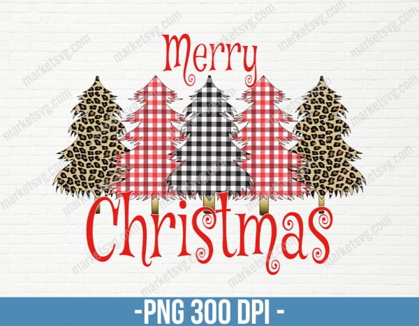 Christmas Tree PNG, Christmas Trees Sublimation, Sublimation Christmas, Leopard, Christmas PNG, Leopard Png, CP28
