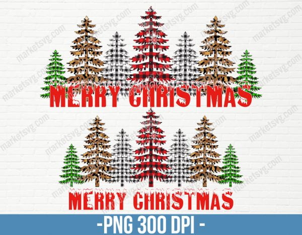 Christmas Tree PNG, Christmas Trees Sublimation, Sublimation Christmas, Leopard, Christmas PNG, Leopard Png, CP29