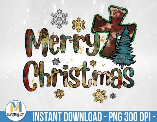 Western Merry Christmas Sublimation, Sublimation Png, Sublimation, PNG File, PNG, CP415