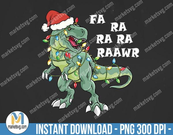 T-Rex Christmas Sublimation, Sublimation Png, Sublimation, PNG File, PNG, CP429