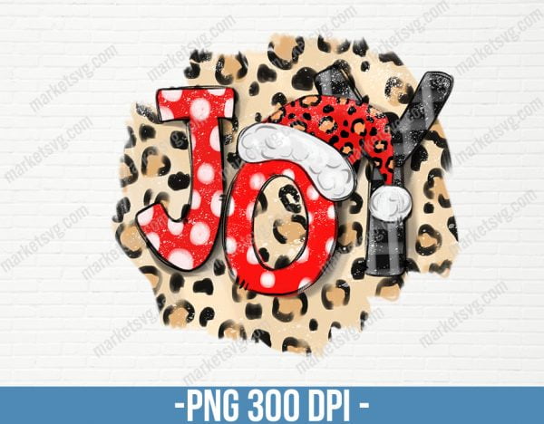 Merry Christmas Joy, Leopard Christmas, Christmas Tree Png, Gemstone Turquoise, Joy png, Merry Christmas, Sublimation Design, CP78