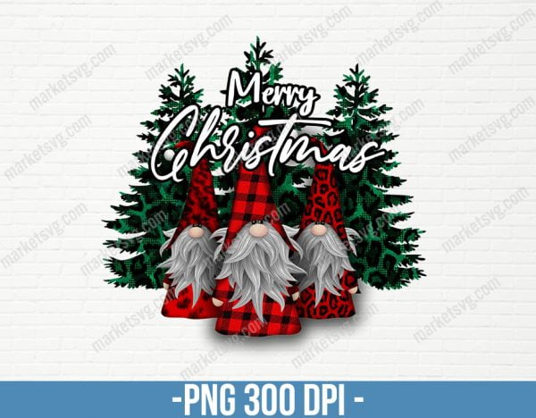 Gnome PNG, Christmas Sublimation, Ready to print, Merry Christmas Santa Gnomes PNG, Scandinavian Gnomes, Gnomes PNG, CP91