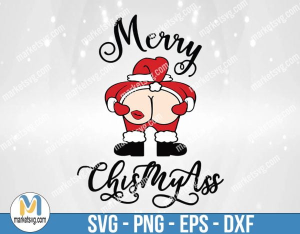 Christmas Toilet Paper SVG, Merry ChisMyAss SVG, Funny Toilet Paper SVG, Christmas Gag Gift Design, FC41