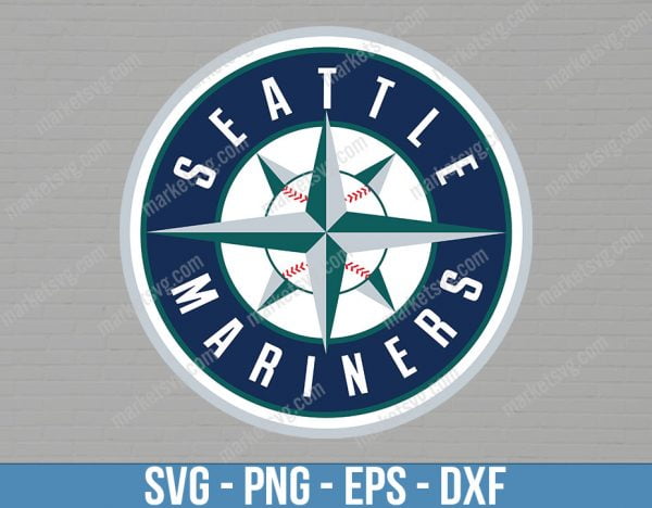 Seattle Mariners Logo, Seattle Mariners Logo svg, Logo svg, MLB svg, MLB Team svg, Sports svg, Cricut, MLB10