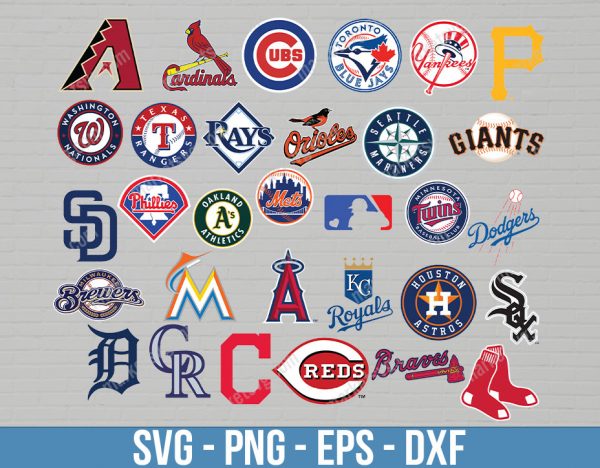 MLB Bundle svg, Bundle Logo svg, Logo svg, MLB svg, MLB Team svg, Sports svg, Cricut, MLB32