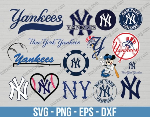 New York Yankees Logo svg, bundle svg, New York Yankees, MLB svg, MLB Team svg, Sports svg, Cricut, MLB37