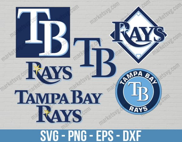 Tampa Bay Rays Logo,Tampa Bay Rays Logo svg, Bundle svg, Logo svg, MLB svg, MLB Team svg, Sports svg, Cricut, MLB40