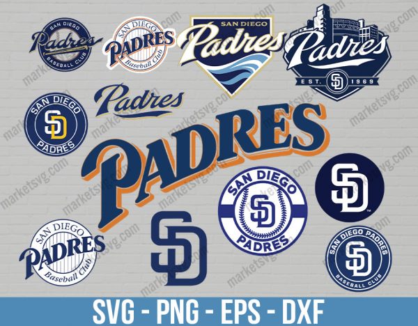 San Diego Padres Logo, Bundle svg, San Diego Padres Logo svg, Logo svg, MLB svg, MLB Team svg, Sports svg, Cricut, MLB43