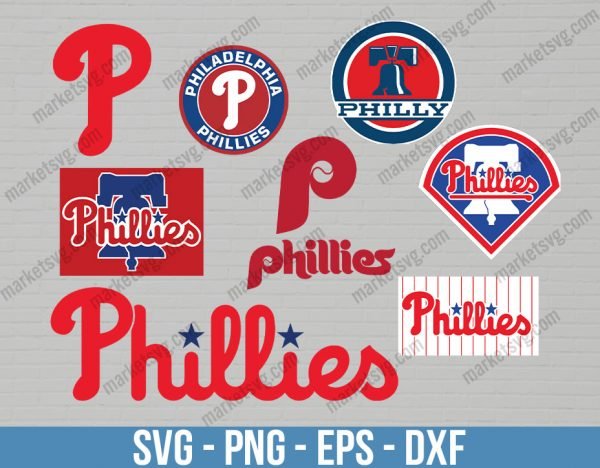 Philadelphia Phillies Logo, Philadelphia Phillies Logo svg, Bundle svg, Logo svg, MLB svg, MLB Team svg, Sports svg, Cricut, MLB45