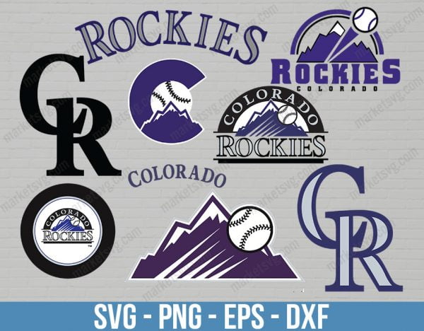 Colorado Rockies Logo,Colorado Rockies Logo svg, Logo svg, MLB svg, MLB Team svg, Sports svg, Cricut, MLB55