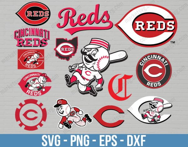 Cincinnati reds Logo, Cincinnati Reds Logo svg, Logo svg, MLB svg, MLB Team svg, Sports svg, Cricut, MLB57