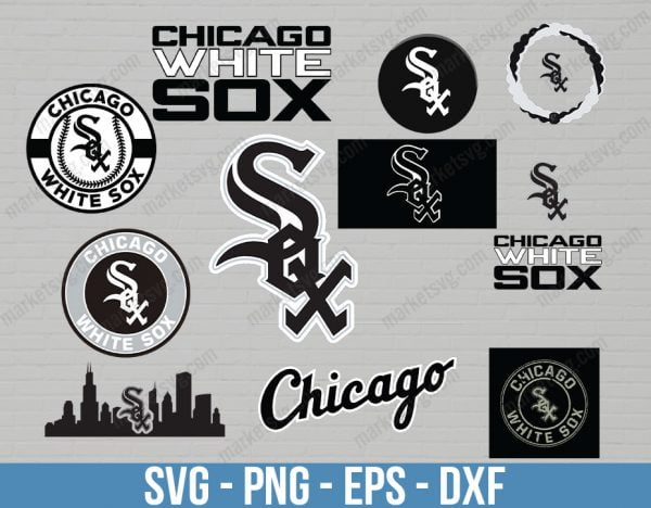 Chicago White Sox Logo,Chicago White Sox Logo svg, Logo svg, MLB svg, MLB Team svg, Sports svg, Cricut, MLB58