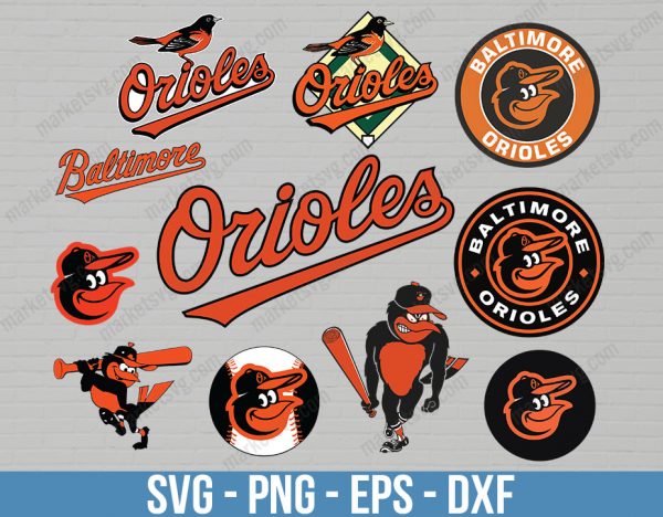 Baltimore Orioles Logo, Baltimore Orioles Logo svg, Logo svg, MLB svg, MLB Team svg, Sports svg, Cricut, ML60