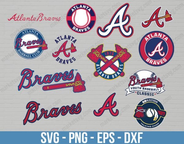 Atlanta Braves Logo, Atlanta Braves Logo svg, Logo svg, MLB svg, MLB Team svg, Sports svg, Cricut, MLB61