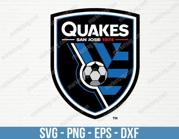San Jose Earthquakes Logo, San Jose Earthquakes Logo svg, Logo svg, MLS svg, MLS Team svg, Sports svg, Cricut, MLS14